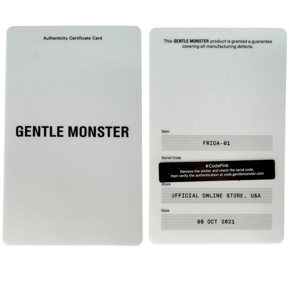 Gentle Monster Frida 01 Flatba Square Oversized Sunglasses in Black Acetate - Picture 6 of 7